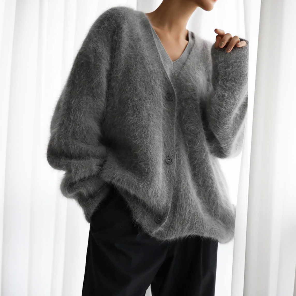 LUNA™  Classy Cashmere Cardigan