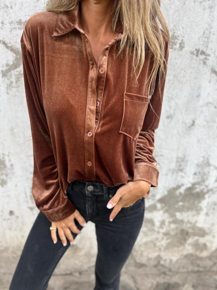 Giulia™ | Velvet shirt